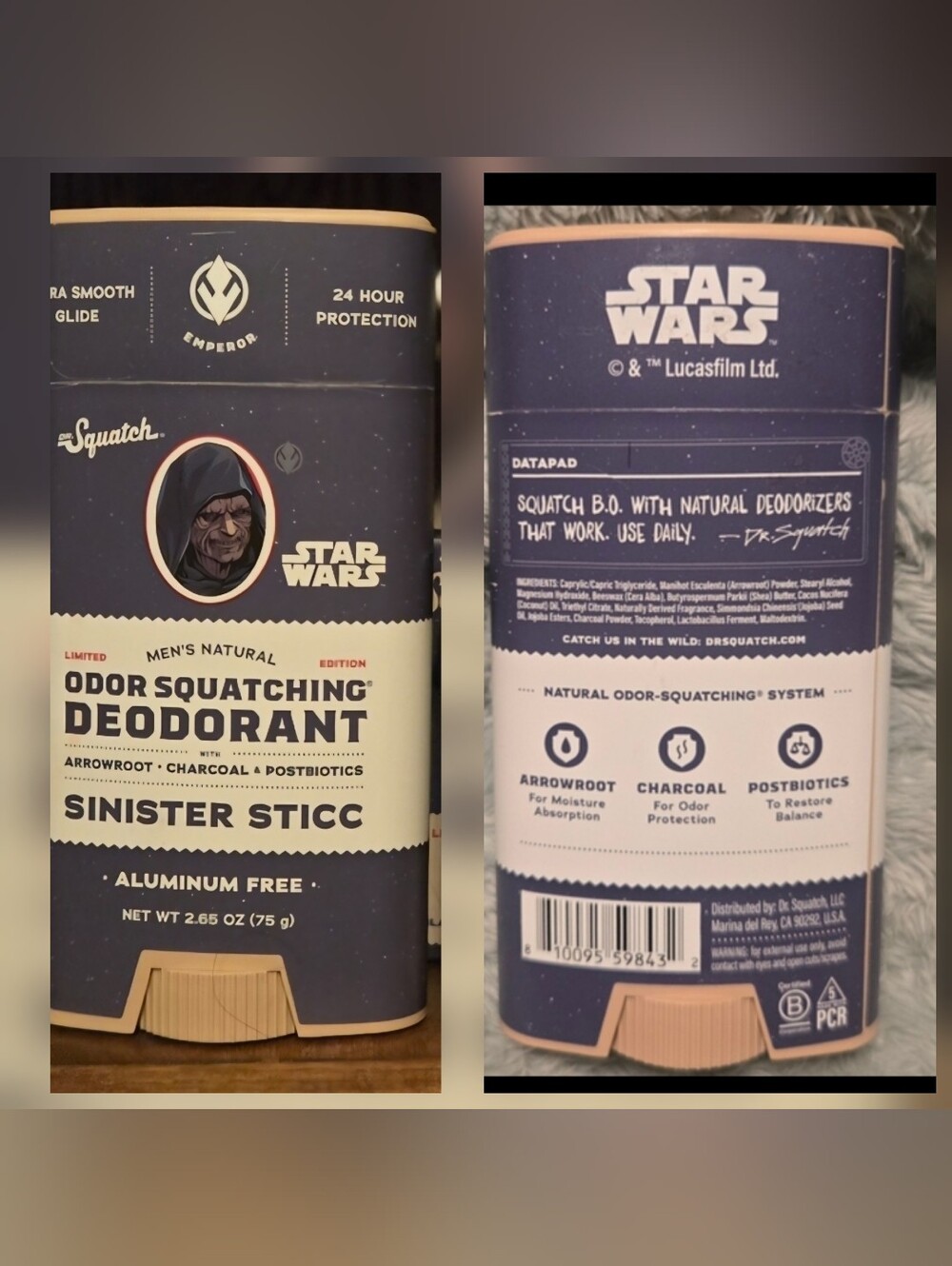 Star Wars Dr. Squatch Sinister Sticc Deodorant Set- 2